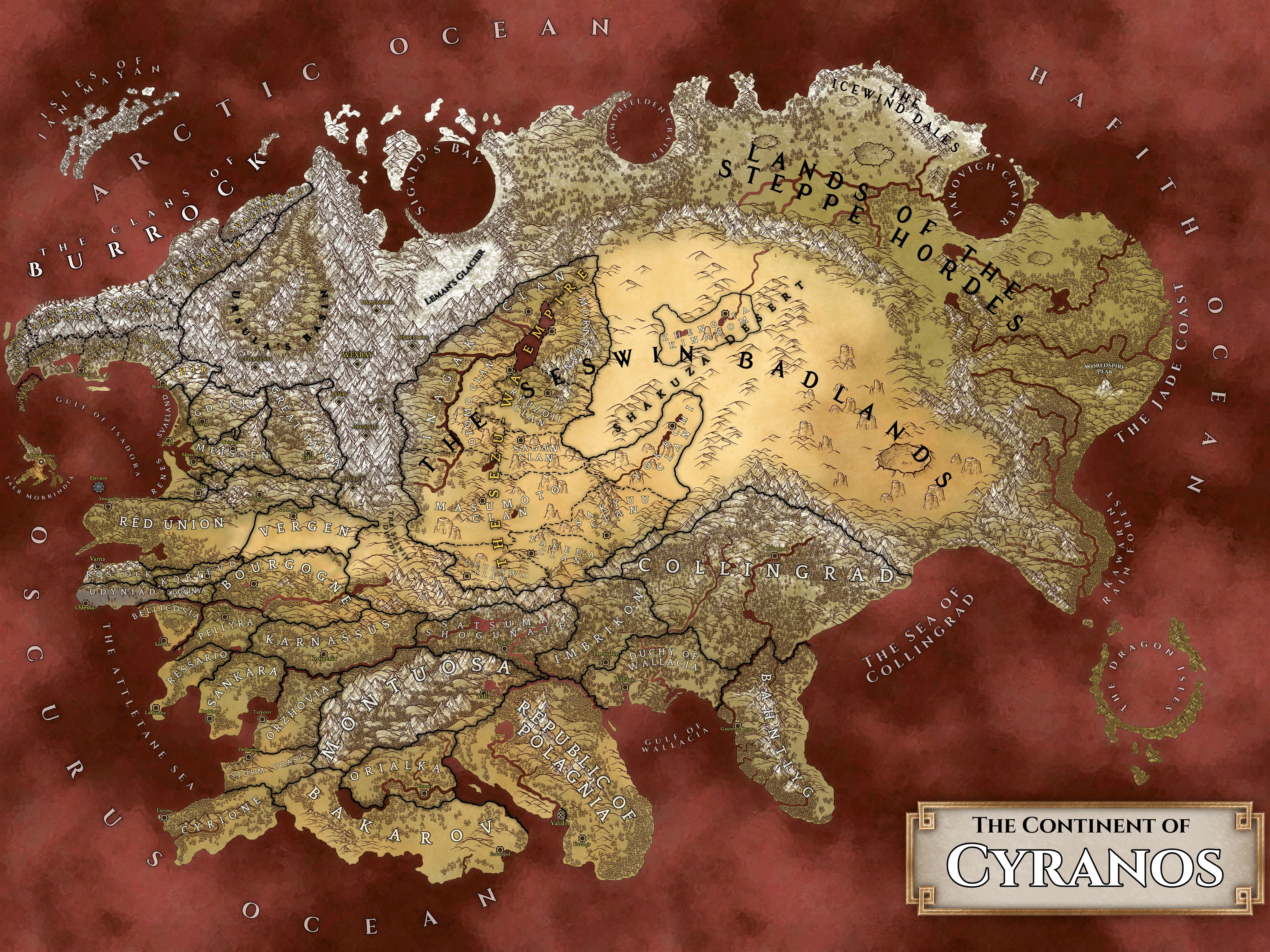 The Continent of Cyranos