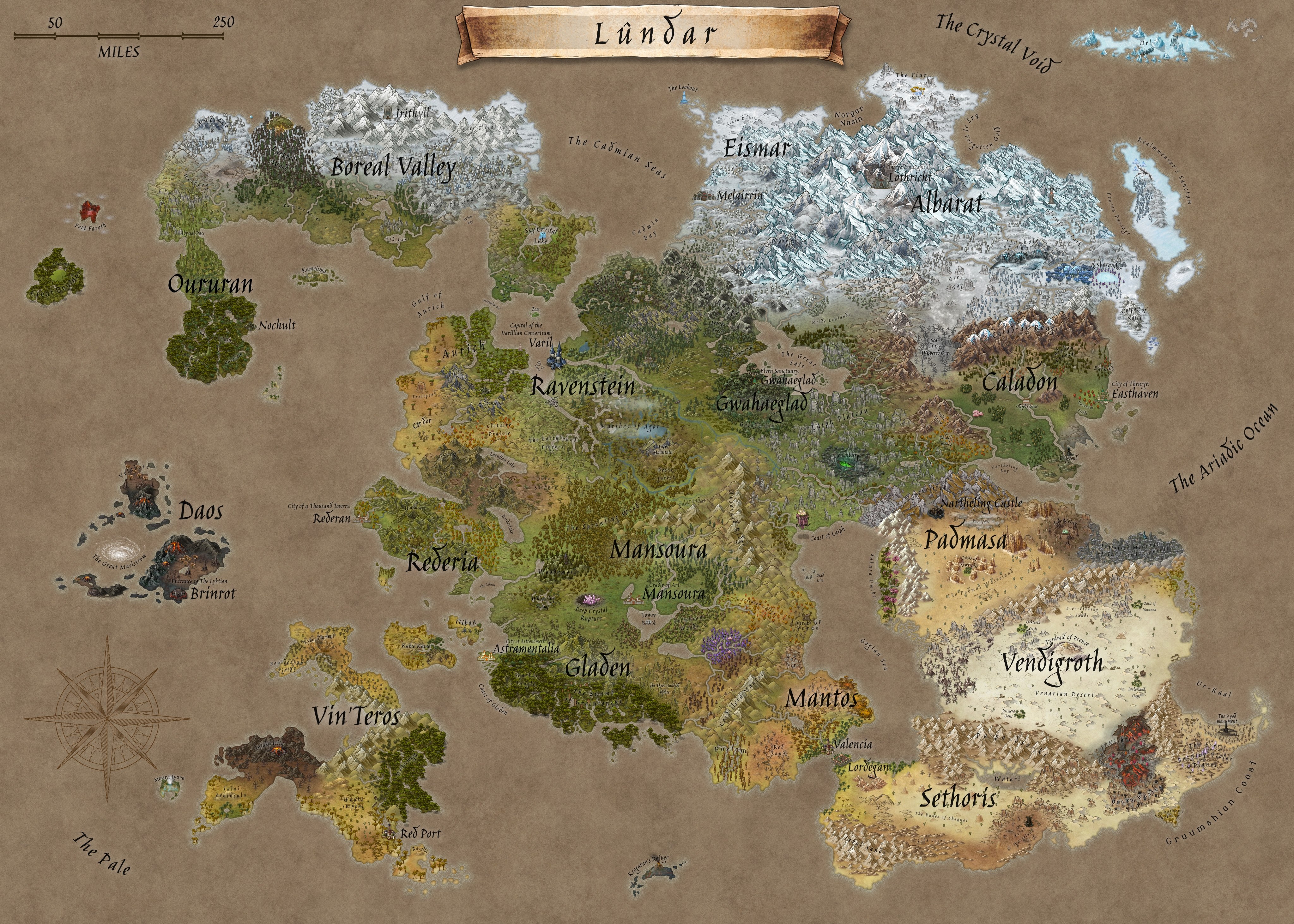 The Continent of Lundar