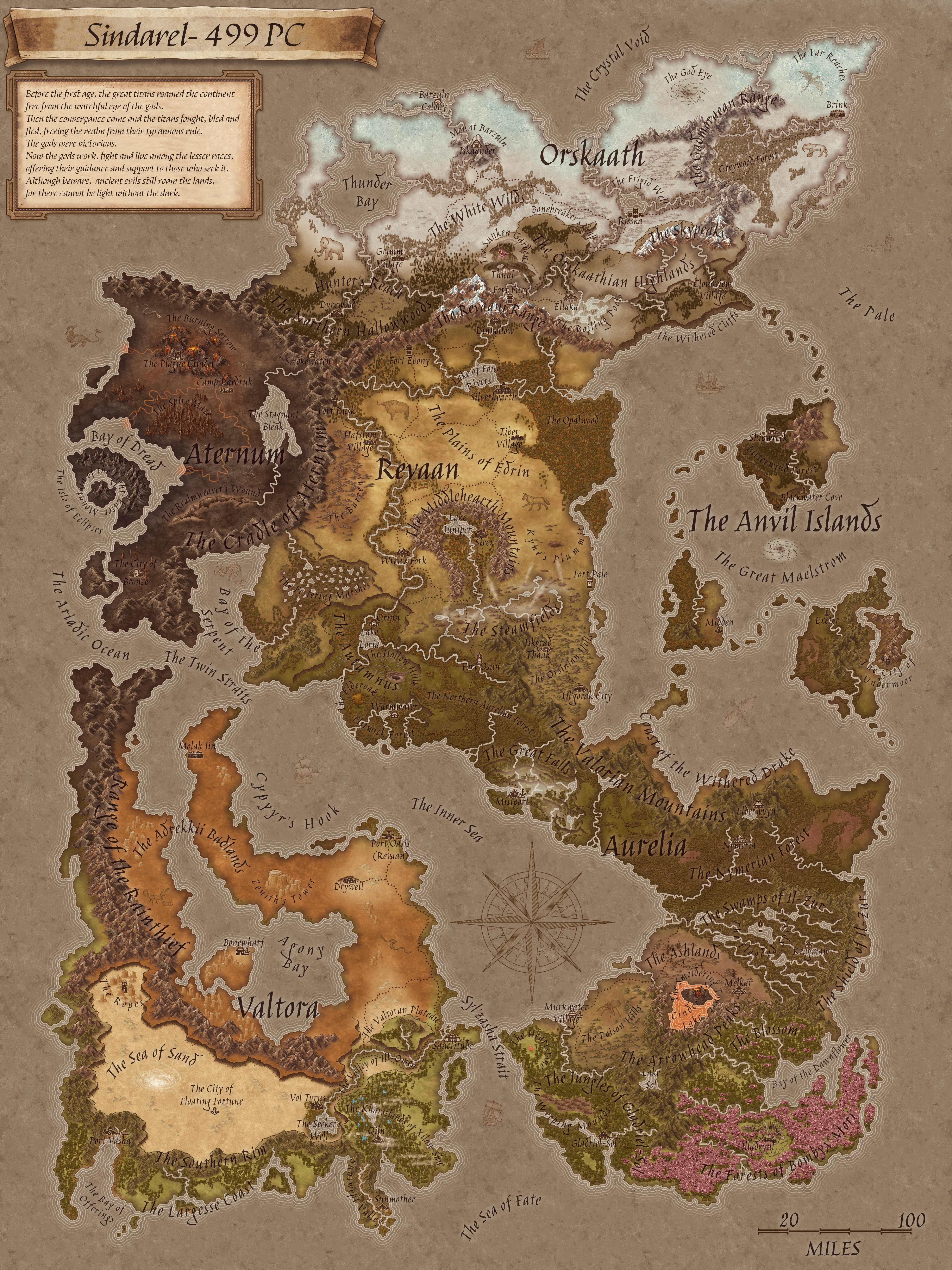 The Continent of Sindarel